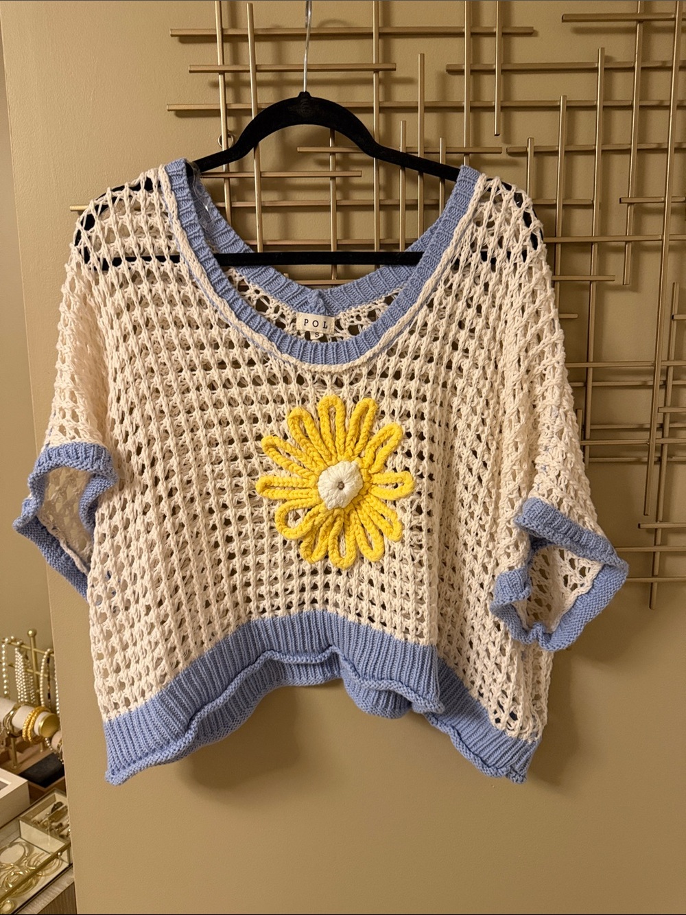 POL Crochet Daisy Top